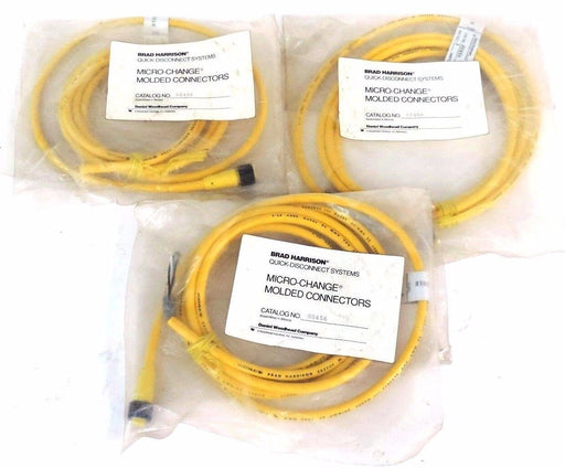 LOT OF 3 NEW BRAD HARRISON 80456 MICRO-CHANGE MOLDED CONNECTORS