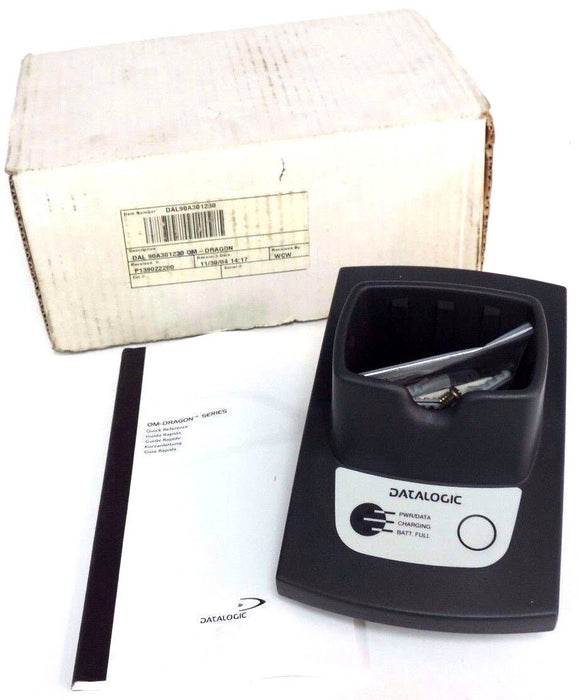 NIB DATALOGIC DAL 90A301230 OM-DRAGON FR BASE/CHARGER 910MHZ