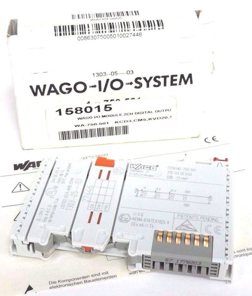 NEW WAGO 750-5012 CHAN OUT 24VDC 0.5A MODULE 7505012