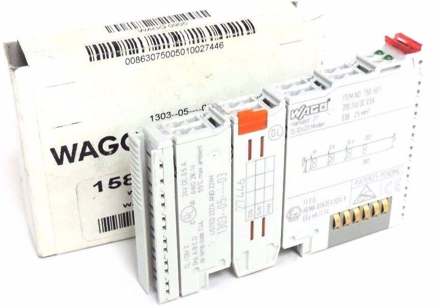 NEW WAGO 750-5012 CHAN OUT 24VDC 0.5A MODULE 7505012