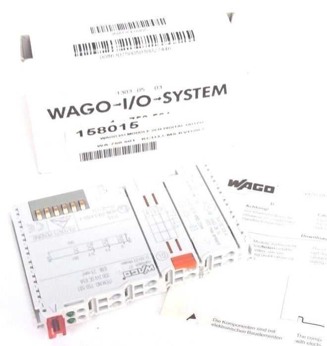 NEW WAGO 750-5012 CHAN OUT 24VDC 0.5A MODULE 7505012