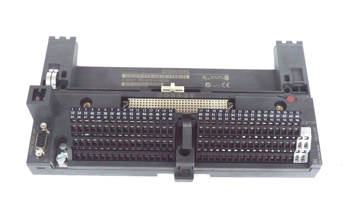 NEW SIEMENS 6ES7-193-0CB30-0XA0 BLOCK TERMINAL ET200B TB4/3 3W SPRING 32CH