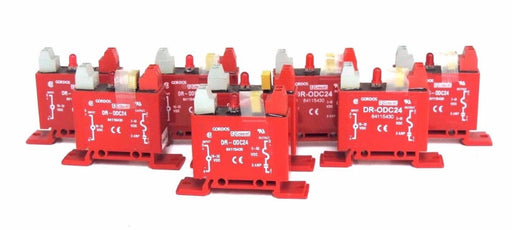 LOT OF 8 GORDOS DR-0DC24 SOLID STATE RELAYS DR0DC24