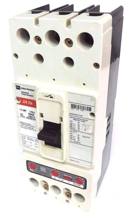 NEW CUTLER-HAMMER JDB3175 CIRCUIT BREAKER JDB 35K STYLE: 1481D87G47, 3-POLE