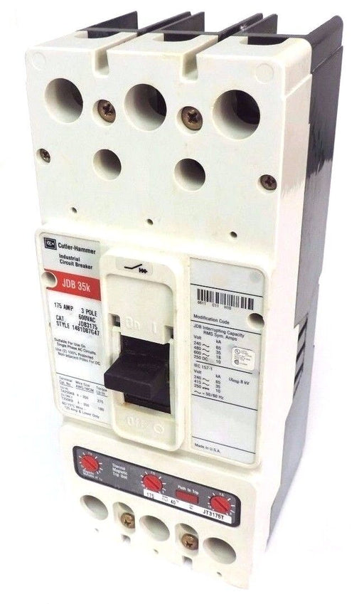 NEW CUTLER-HAMMER JDB3175 CIRCUIT BREAKER JDB 35K STYLE: 1481D87G47, 3-POLE