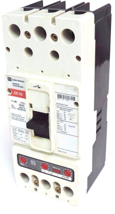 NEW CUTLER-HAMMER JDB3175 CIRCUIT BREAKER JDB 35K STYLE: 1481D87G47, 3-POLE