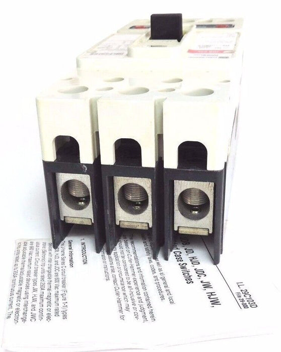 NEW CUTLER-HAMMER JDB3175 CIRCUIT BREAKER JDB 35K STYLE: 1481D87G47, 3-POLE