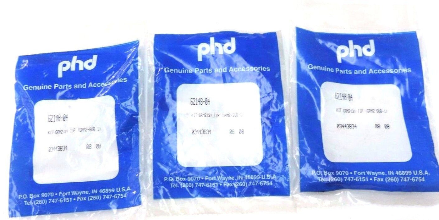 LOT OF 3 NEW PHD E2148-04 KIT: GRM2 (3) TIP (GRM2-SUB-1) 03443834