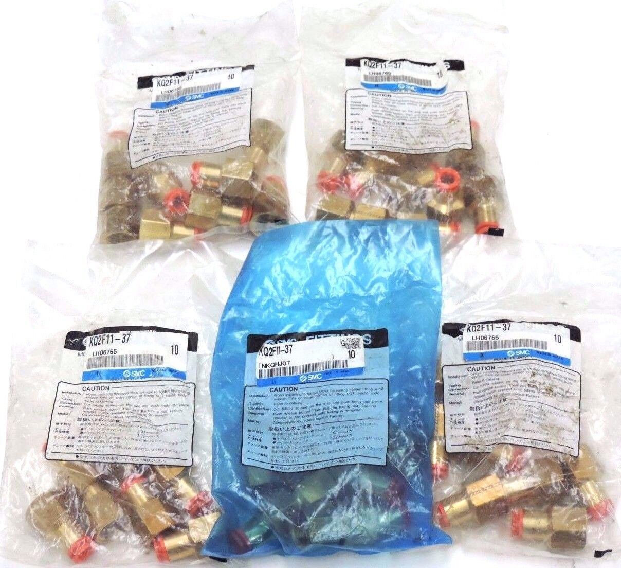 NEW SMC KQ2F11-37 FITTINGS FEMALE CONNECTOR KQ2F1137 (QTY:50)