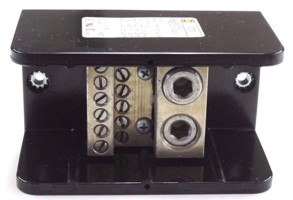 SQUARE D 9080-LBC-165212 POWER DISTRIBUTION BLOCK 9080LBC165212, 600V 760A