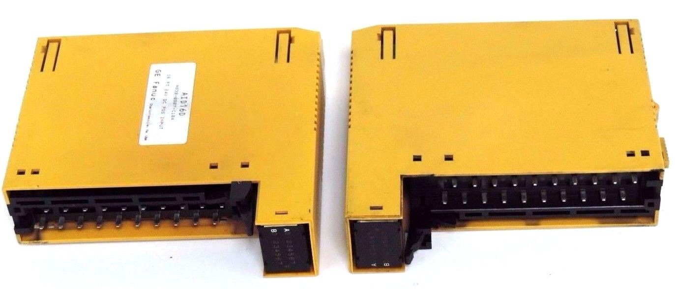 LOT OF 2 FANUC A03B-0807-C104 INPUT/OUTPUT MODULES 24VDC 16PT POS/NEG LOGIC