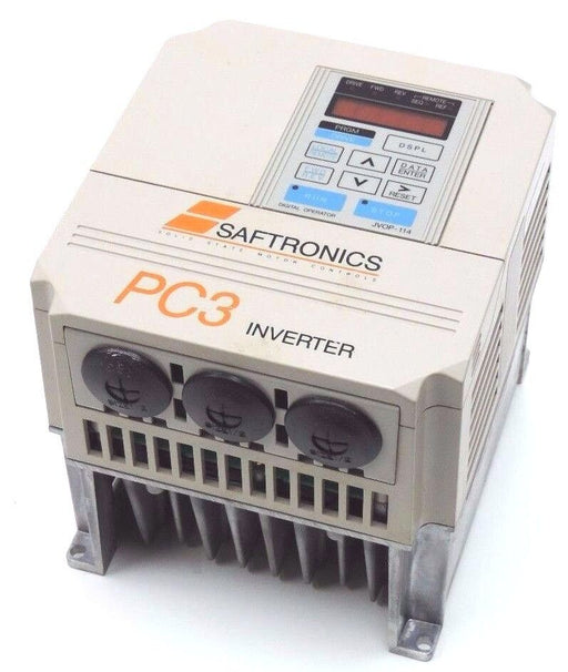 NIB SAFTRONICS CIMR-PCU21P5 PC3 INVERTER DRIVE CIMRPCU21P5, 3PH 200-230VAC 7.2A