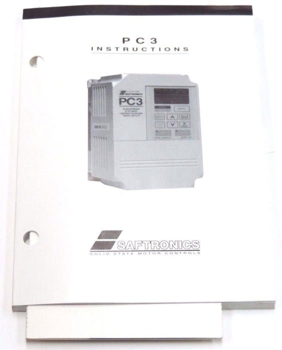 NIB SAFTRONICS CIMR-PCU21P5 PC3 INVERTER DRIVE CIMRPCU21P5, 3PH 200-230VAC 7.2A