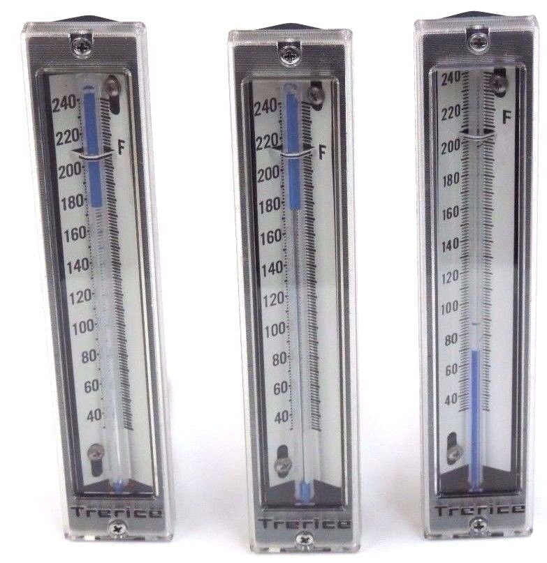LOT OF 3 TRERICE 30-240 DEG. F THERMOMETERS
