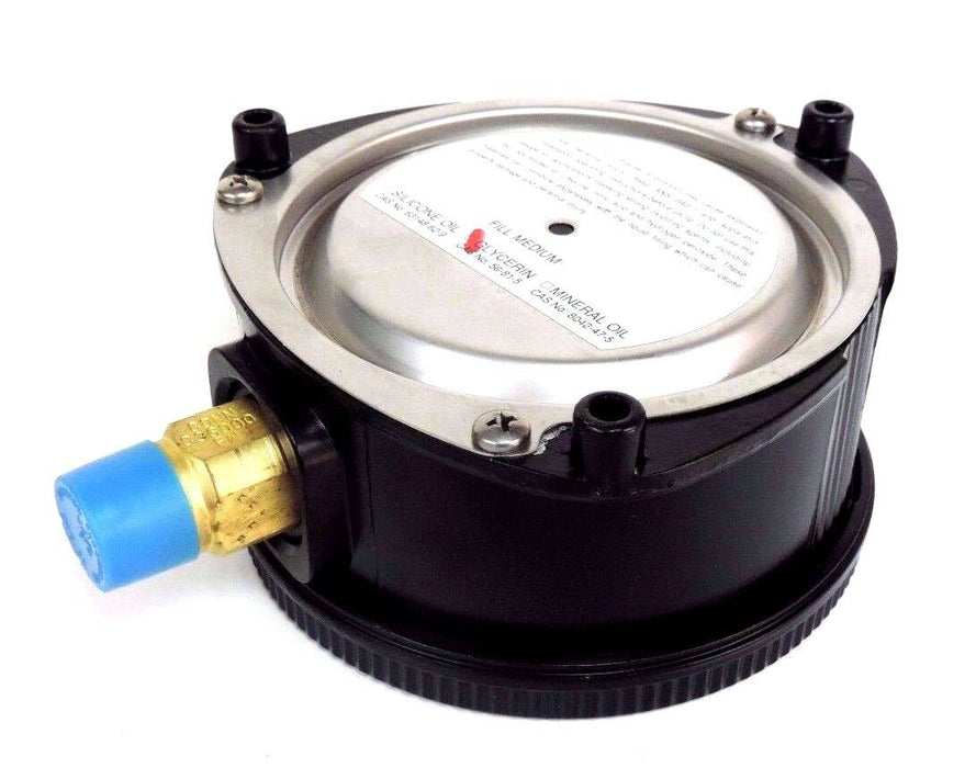 NIB USG 1X655 PRESSURE GAUGE 0-100PSI, 4 1/2'', 1901L, GLYCERIN, 1X655-2