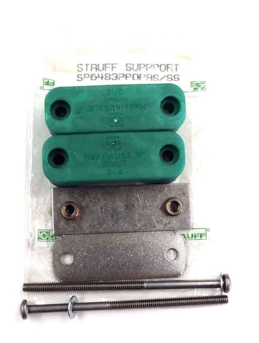 LOT OF 2 NIB STAUFF SP6483PPDPAS/SS PLASTIC SUPPORT MOUNTS SP6483PPDPASSS