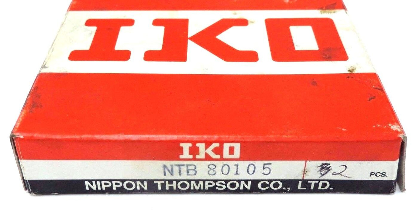 NIB IKO NTB 80105 THRUST NEEDLE ROLLER BEARING 80X105X4, NTB80105