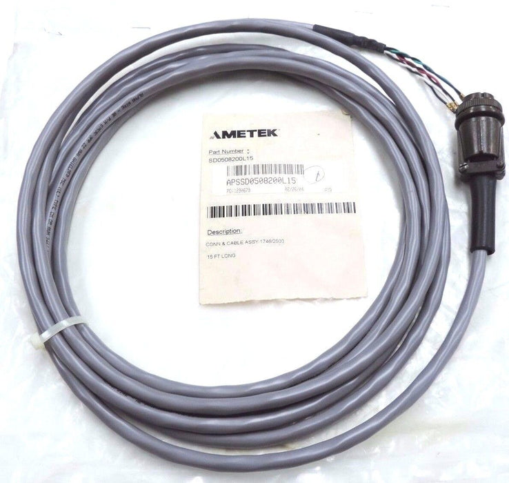 NEW AMETEK SD0508200L15 2500 PROGRAMMABLE LIMIT SWITCH RESOLVER CABLES