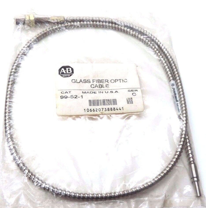 NEW ALLEN BRADLEY 99-52-1 GLASS FIBER OPTIC CABLE 99521, SER. C