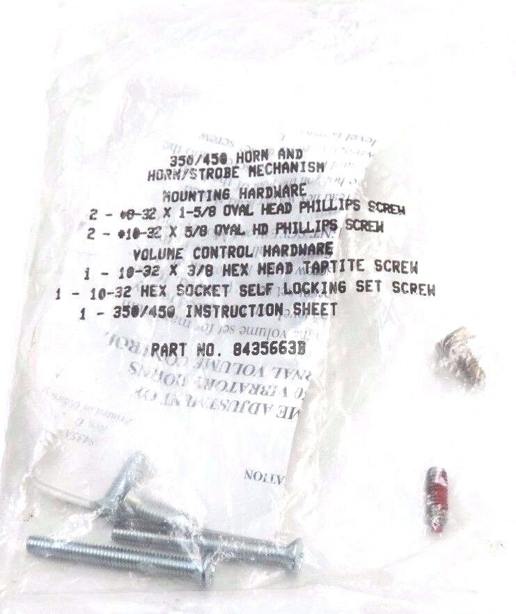 NEW FEDERAL SIGNAL 8435663B MOUNTING HARDWARE