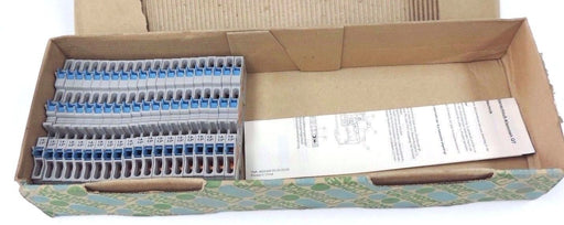 BOX OF 20 NEW PHOENIX CONTACT QT 2,5-TWIN TERMINAL BLOCKS ORD. NO. 3204159