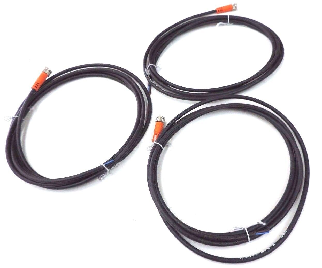 LOT OF 3 NEW LUMBERG RKMV3-224/2 SINGLE ENDED CORDSETS RKMV3-224/2M