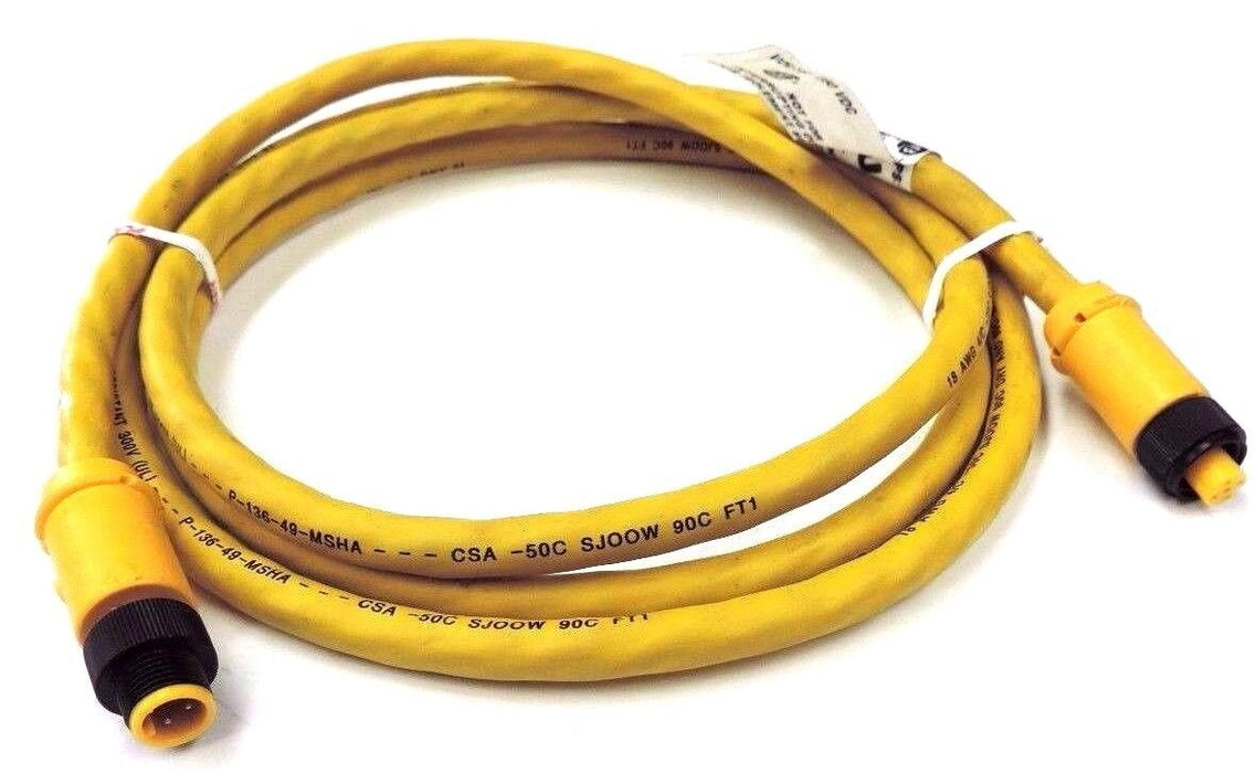 ALLEN BRADLEY 889D-F4WEDM-2 PATCHCORD, DC MICRO, 889DF4WEDM2, SER. A, 250VDC