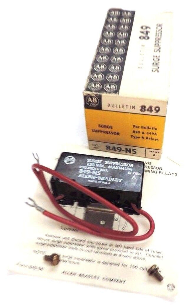 NIB ALLEN BRADLEY 849-N5 SURGE SUPPRESSOR SER. A, 849N5
