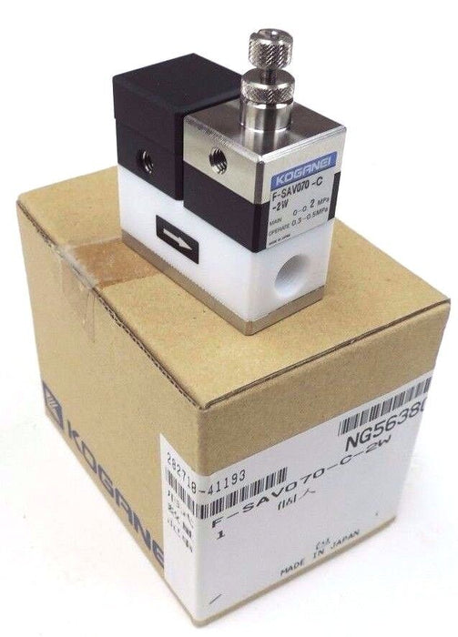 NIB KOGANEI F-SAV070-C-2W AIR OPERATED VALVE FSAV070C2W
