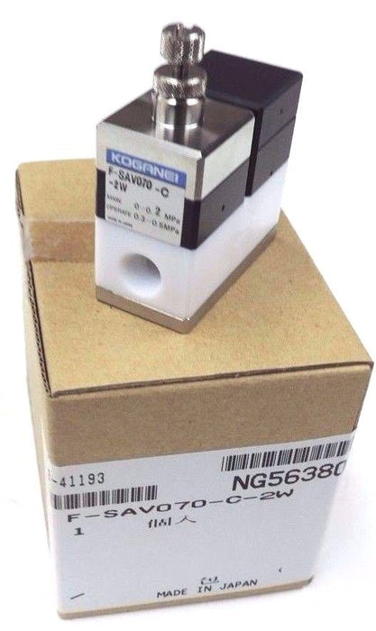 NIB KOGANEI F-SAV070-C-2W AIR OPERATED VALVE FSAV070C2W