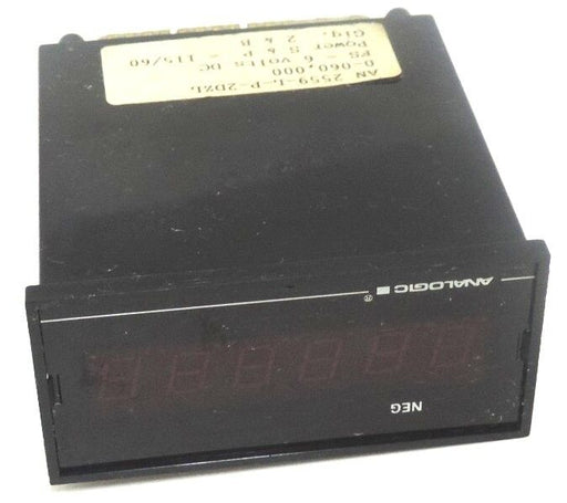ANALOGIC AN2559-L-P-2DZL DIGITAL METER AN2559LP2DZL DATE 9006