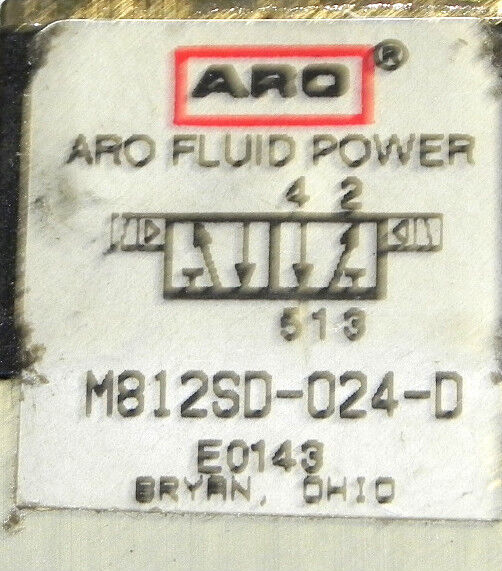 INGERSOLL RAND M812SD-024-D SOLENOID VALVE M812SD024D