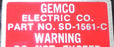 NEW GEMCO SD-1561-C CONTACT BLOCK 30W DC 80 VA AC