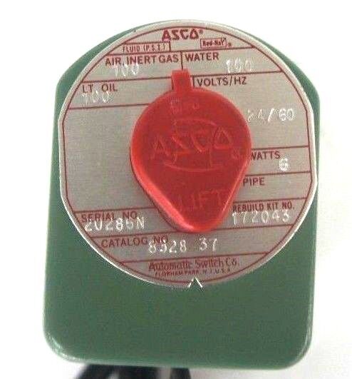 NEW ASCO AUTOMATIC SWITCH 8328-37 MINI VALVE 172043 REBUILD NO 24V 60HZ 6 WATTS