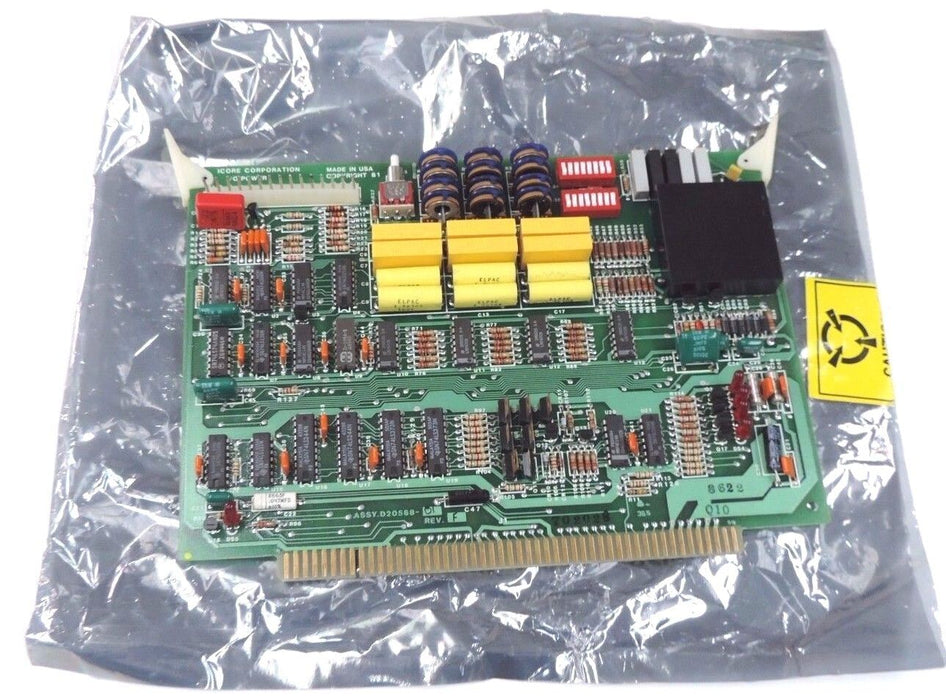ICORE CORP. D20568-01 I/O POWER BOARD D2056801 REV. F