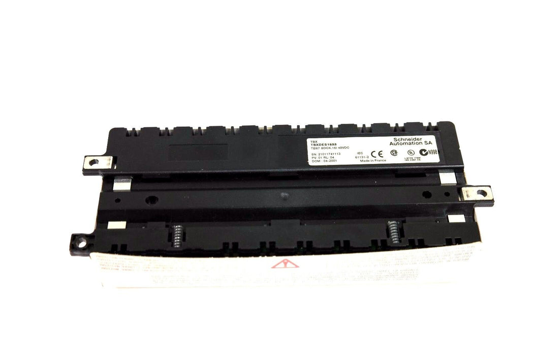 NIB SCHNEIDER AUTOMATION TBXDES1633 INPUT TBX7 SOCK. 16I 48VDC TBX-DES-1633
