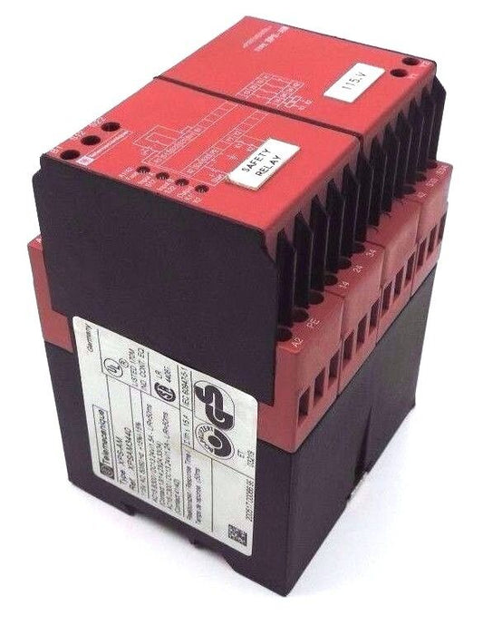 TELEMECANIQUE XPS-AM3440 SAFETY RELAY 115V AC, 50/60 Hz, XPS-AM