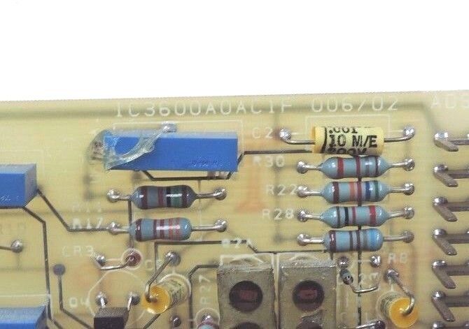 GE FANUC IC3600AOAC1F DUAL OPERATING AMPLIFIER CARD