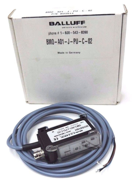 NIB BALLUFF BMO-A01-J-PU-C-02 MINIATURE PHOTOELECTRIC SENSOR BOS014H