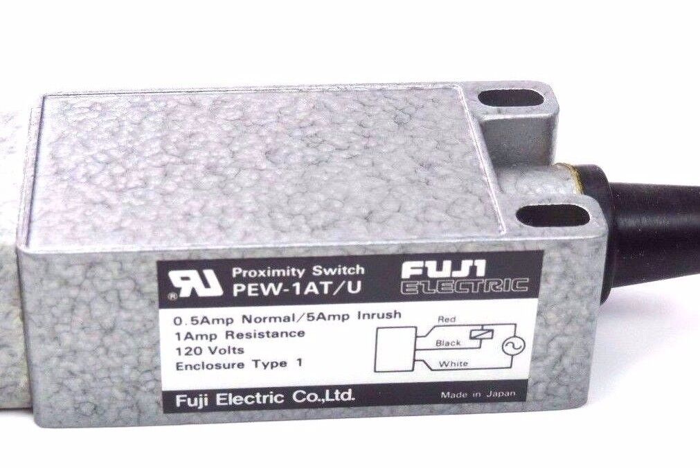 NIB FUJI ELECTRIC PEW-1AT/U PROXIMITY SWITCH 3M, 120VAC, 0.5AMP, PEW1ATU