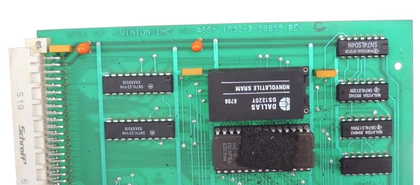 VINTON INC. 1732-B-58855 REV. C CONTROL BOARD 1732B58855