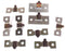 LOT OF 9 SQUARE D HEATER ELEMENTS CC74.6, C103, CC22.8