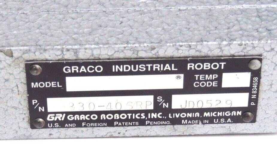 GRACO ROBOTICS INC. GRI 830-406RP TEACH PENDANT 830406RP