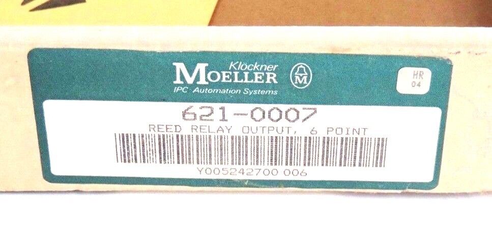 NIB HONEYWELL 621-0007 REED RELAY OUTPUT MODULE 250VAC, 140VDC, .5A, 6210007