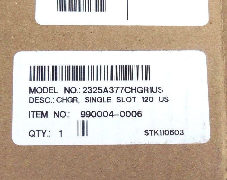 NIB LXE 2325A377CHGR1US SINGLE SLOT BATTERY CHARGER KIT, REV. A, 9900040006