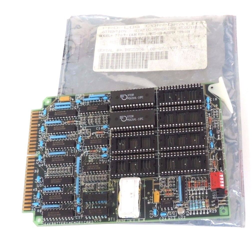 NEW PRO-LOG/PROLOG 7709-16N MEMORY CARD 770916N, REV. 005