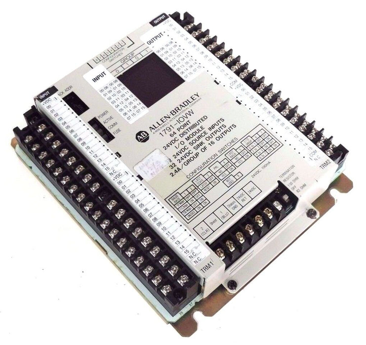 ALLEN BRADLEY 1791-IOVW SER. A I/O MODULE 64POINT, 24VDC, 1791IOVW