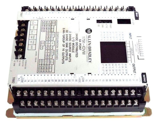 ALLEN BRADLEY 1791-IOVW SER. A I/O MODULE 64POINT, 24VDC, 1791IOVW