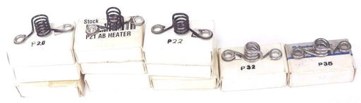 LOT OF 11 NIB ALLEN BRADLEY HEATER ELEMENTS P20, P21, P22, P32, P35