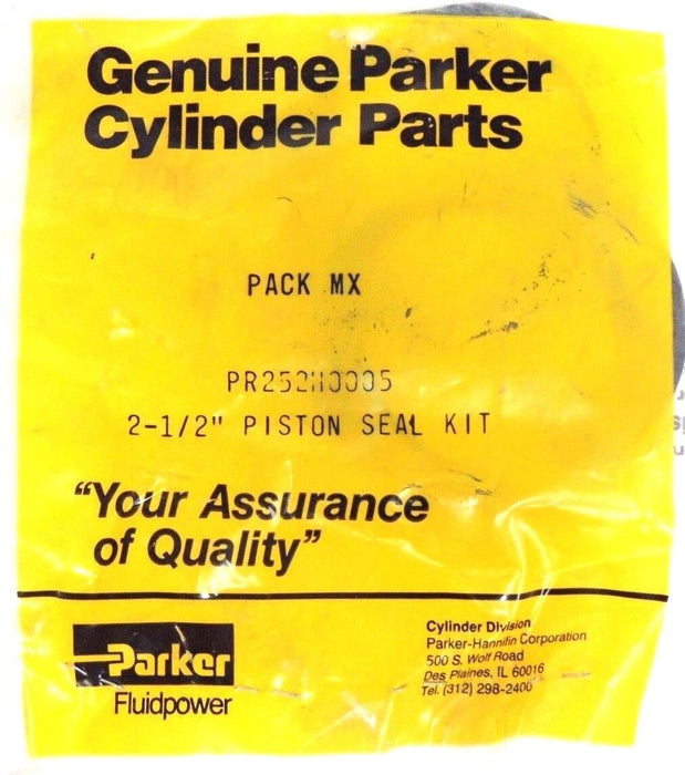 2 NIB PARKER PR252H0005 PACK MIX 2-1/2'' PISTON SEAL KITS